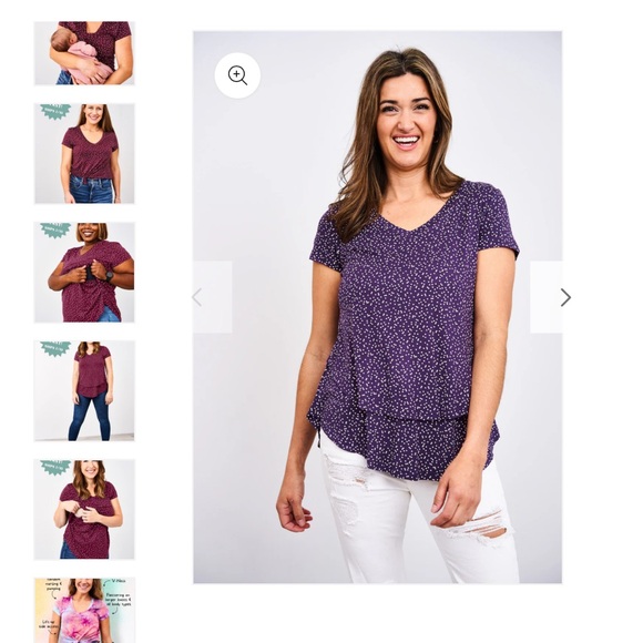 Latched man v-neck boyfriend t - Picture 2 of 3